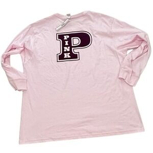 Victoria's Secret PINK - Pink/Purple Long Sleeve Women's Large NWT MSRP $39.95‎